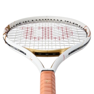 Raquete De Tênis Wilson Rf 01 Hall Of Fame Unissex - Branca