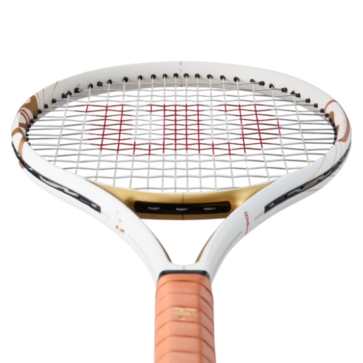 Raquete De Tênis Wilson Rf 01 Hall Of Fame Unissex - Branca