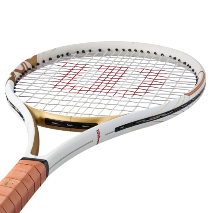 Raquete De Tênis Wilson Rf 01 Hall Of Fame Unissex - Branca