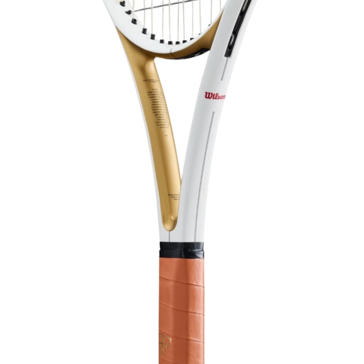 Raquete De Tênis Wilson Rf 01 Hall Of Fame Unissex - Branca