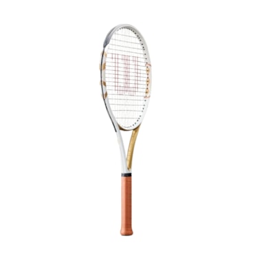 Raquete De Tênis Wilson Rf 01 Pro Hall Of Fame Unissex - Branca