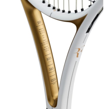Raquete De Tênis Wilson Rf 01 Pro Hall Of Fame Unissex - Branca