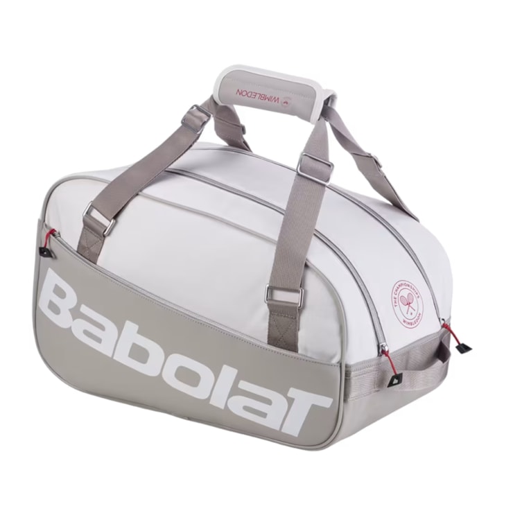 Raqueteira Babolat Court S Wimbledon 32L Unissex - Branca/Marfim