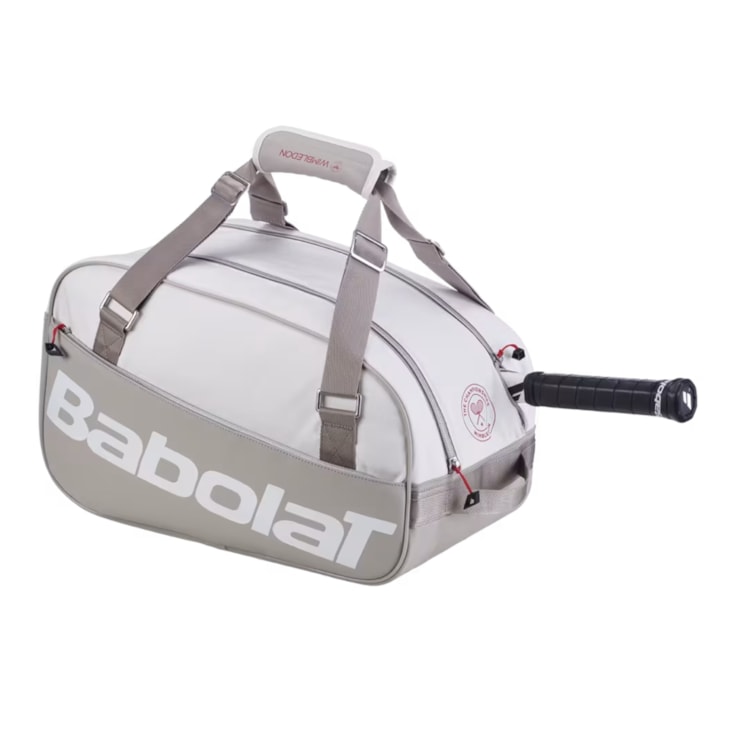 Raqueteira Babolat Court S Wimbledon 32L Unissex - Branca/Marfim