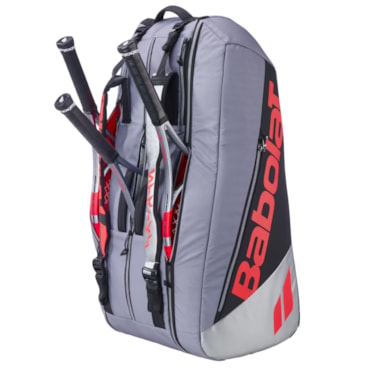 Raqueteira Babolat Pure Strike RH9 - Cinza/Laranja