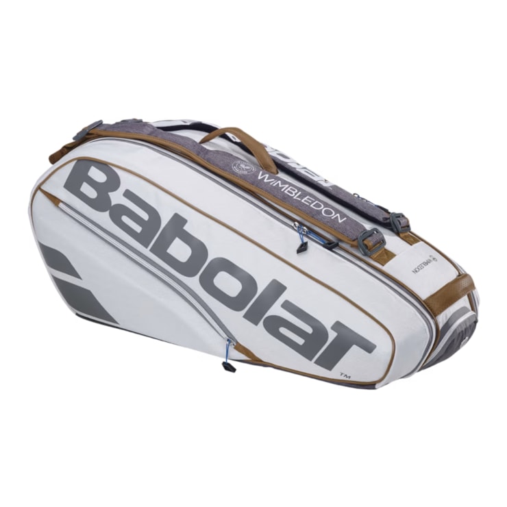 Raqueteira Babolat Rh X6 Pure Wimbledon Unissex - Branca
