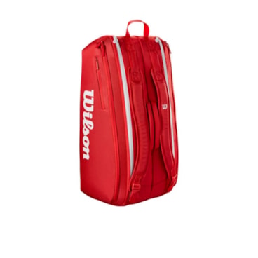 Raqueteira Wilson Super Tour 9Pk Unissex - Vermelha