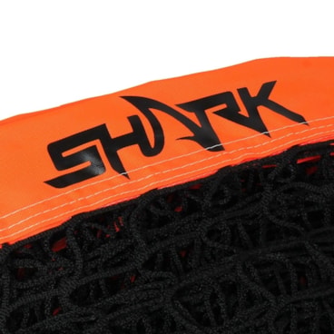 Rede De Beach Tennis Shark Unissex - Preto/Laranja