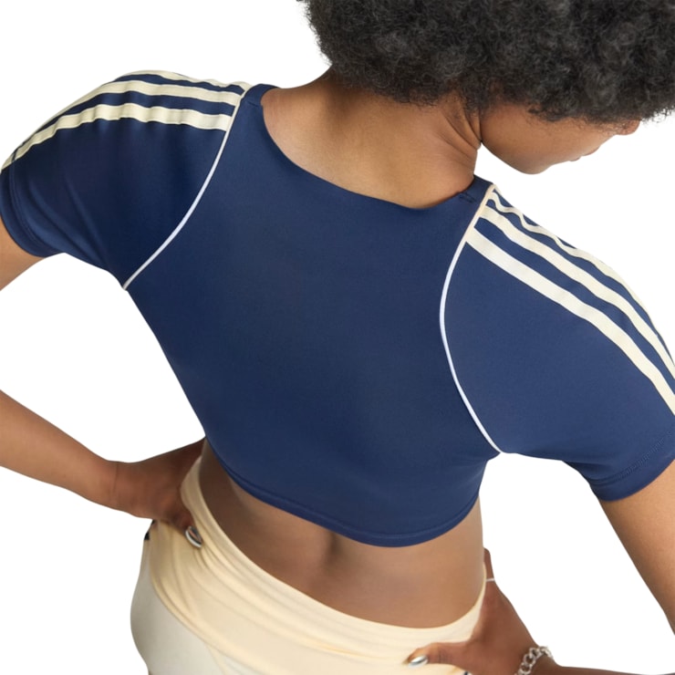 Regata Adidas Crop Originals Superstar Sport Feminina - Azul