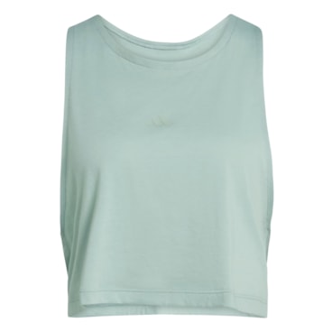 Regata Adidas Cropped Motion Essentials Yoga Feminina - Verde