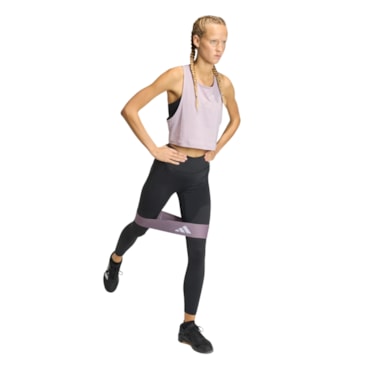 Regata Adidas Cropped Yoga Essentials Feminina - Lilás