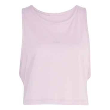 Regata Adidas Cropped Yoga Essentials Feminina - Lilás