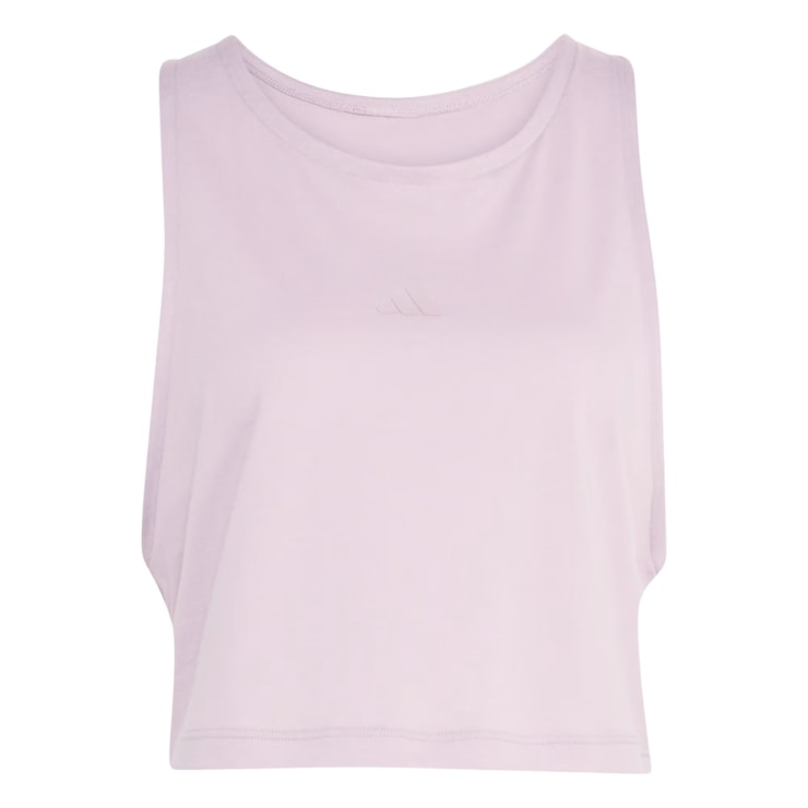 Regata Adidas Cropped Yoga Essentials Feminina - Lilás