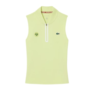 Regata Lacoste Malha Dublada Roland-Garros Feminina - Verde