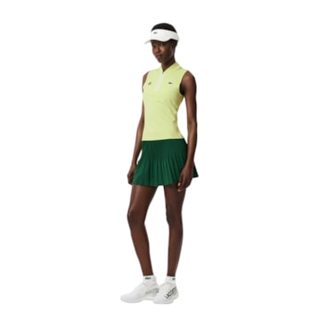Regata Lacoste Malha Dublada Roland-Garros Feminina - Verde