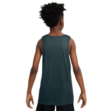 Regata Nike Dri-Fit Dupla Face Infantil - Verde