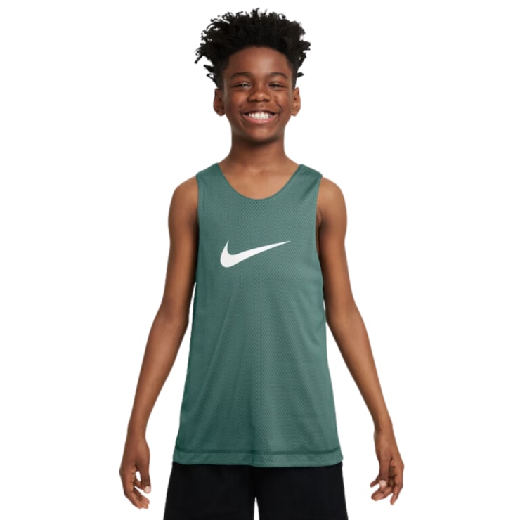 Regata Nike Dri-Fit Dupla Face Infantil - Verde
