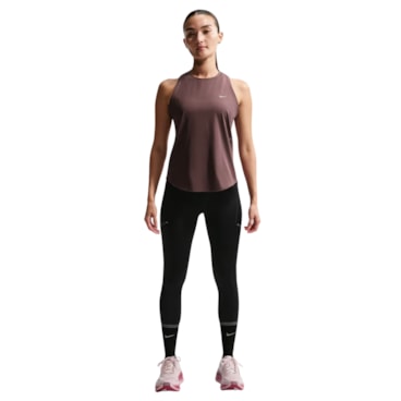 Regata Nike Swift Dri-Fit Tank Feminina - Marrom