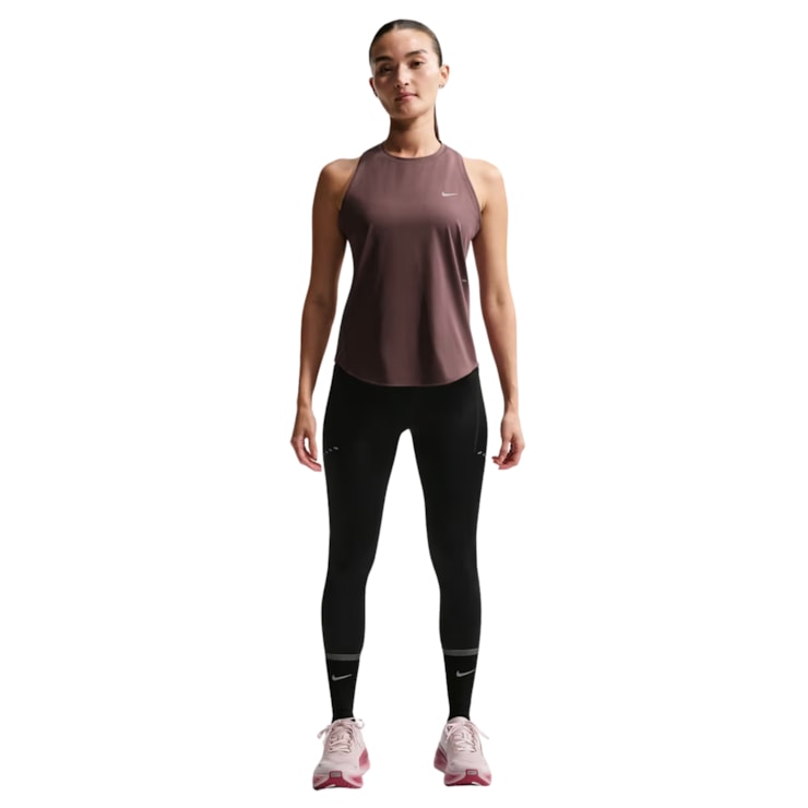Regata Nike Swift Dri-Fit Tank Feminina - Marrom