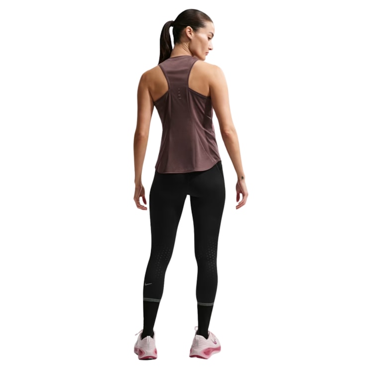 Regata Nike Swift Dri-Fit Tank Feminina - Marrom