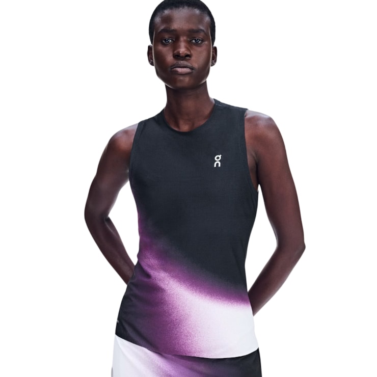 Regata On Court Tank Swing I Feminina - Preta/Roxa