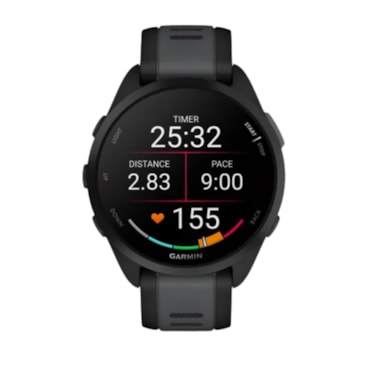 Relógio Monitor Cardíaco Garmin Forerunner 165 Music Unissex - Preto