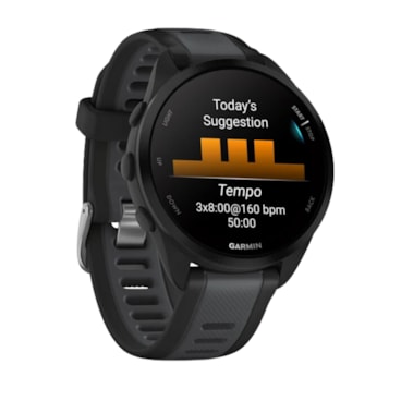 Relógio Monitor Cardíaco Garmin Forerunner 165 Music Unissex - Preto