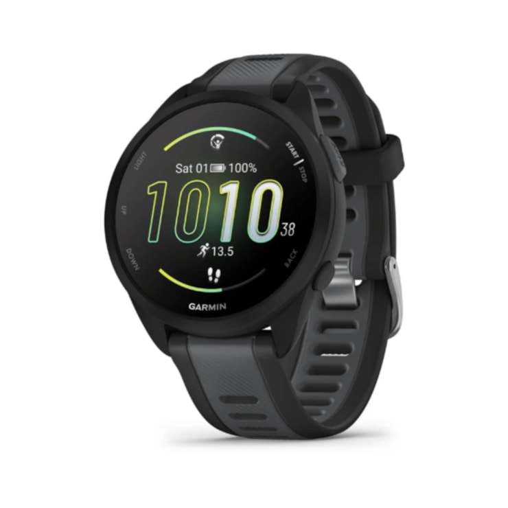 Relógio Monitor Cardíaco Garmin Forerunner 165 Unissex - Preto/Cinza