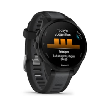 Relógio Monitor Cardíaco Garmin Forerunner 165 Unissex - Preto/Cinza