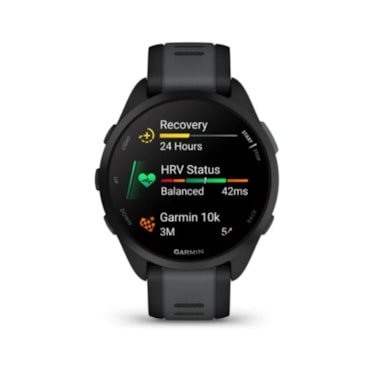 Relógio Monitor Cardíaco Garmin Forerunner 165 Unissex - Preto/Cinza