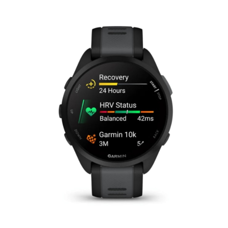 Relógio Monitor Cardíaco Garmin Forerunner 165 Unissex - Preto/Cinza