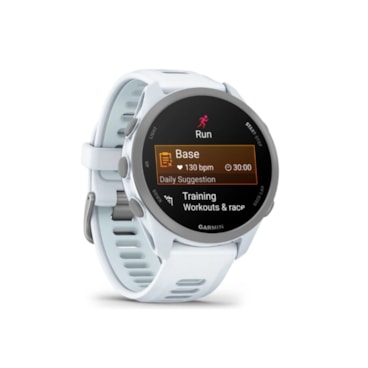 Relógio Monitor Cardíaco Garmin Forerunner 170 Music Unissex - Marfim/Azul