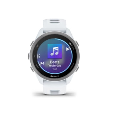 Relógio Monitor Cardíaco Garmin Forerunner 170 Music Unissex - Marfim/Azul