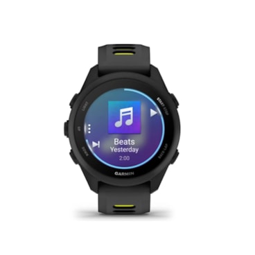 Relógio Monitor Cardíaco Garmin Forerunner 170 Music Unissex - Preto/Amarelo