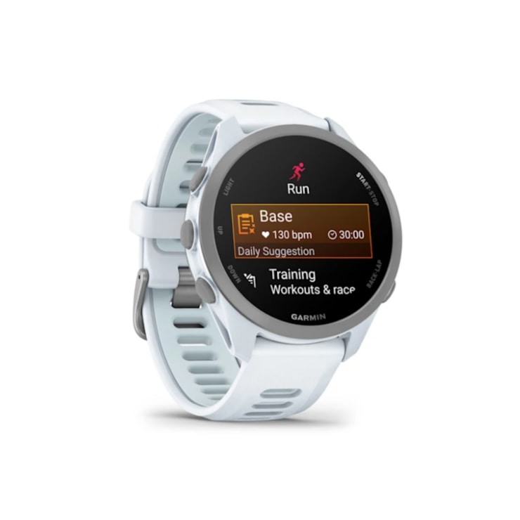 Relógio Monitor Cardíaco Garmin Forerunner 170 Unissex - Marfim/Azul