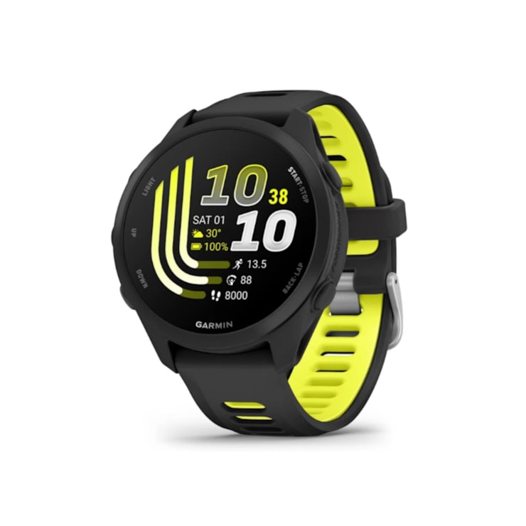 Relógio Monitor Cardíaco Garmin Forerunner 170 Unissex - Preto/Amarelo