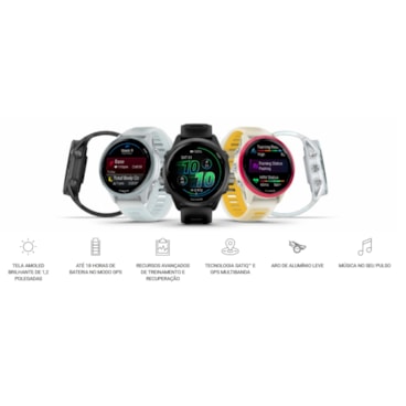 Relógio Monitor Cardíaco Garmin Forerunner 570 Unissex - Roxo