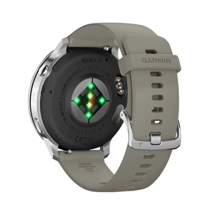 Relógio Monitor Cardíaco Garmin Venu 4 Unissex - Cinza