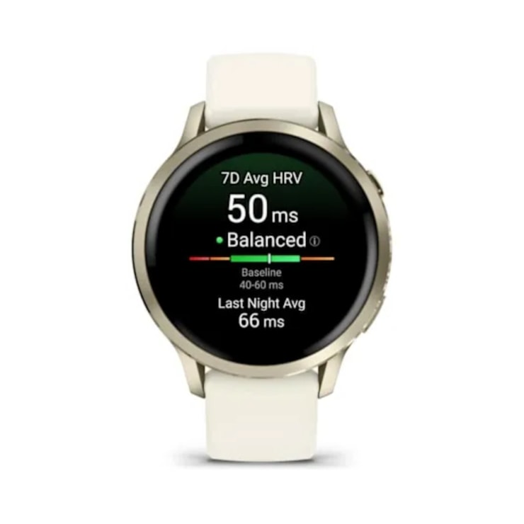 Relógio Monitor Cardíaco Garmin Venu 4 Unissex - Off White