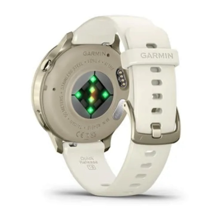 Relógio Monitor Cardíaco Garmin Venu 4 Unissex - Off White