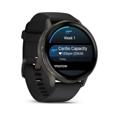 Relógio Monitor Cardíaco Garmin Venu 4 Unissex - Preto