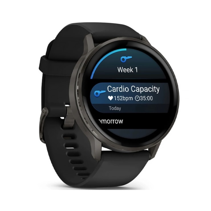 Relógio Monitor Cardíaco Garmin Venu 4 Unissex - Preto