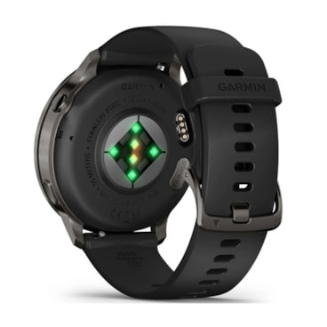 Relógio Monitor Cardíaco Garmin Venu 4 Unissex - Preto