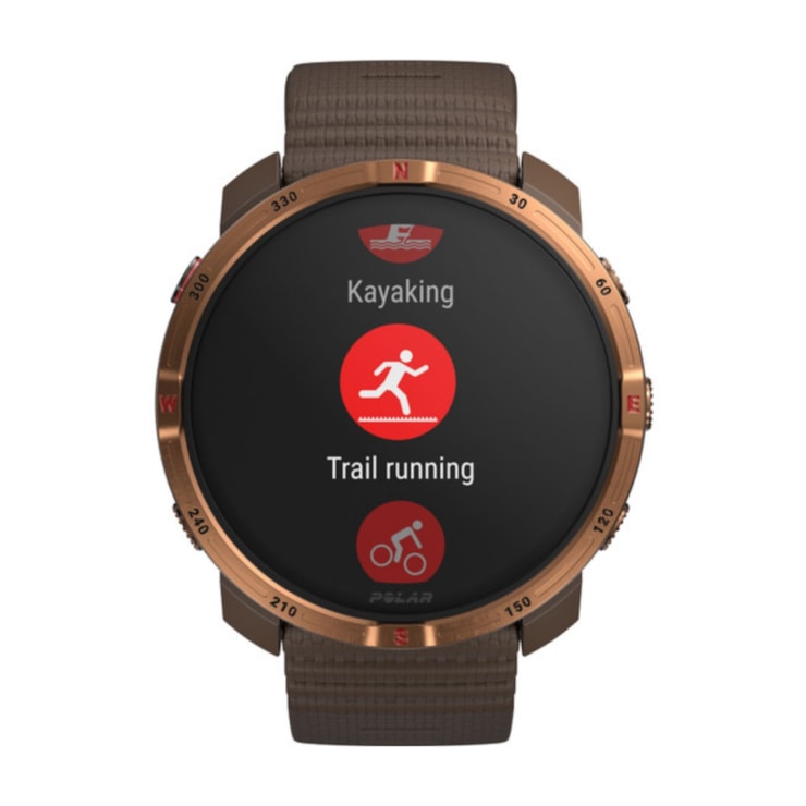 Relógio Monitor Cardíaco Polar Grit X2 Unissex - Marrom