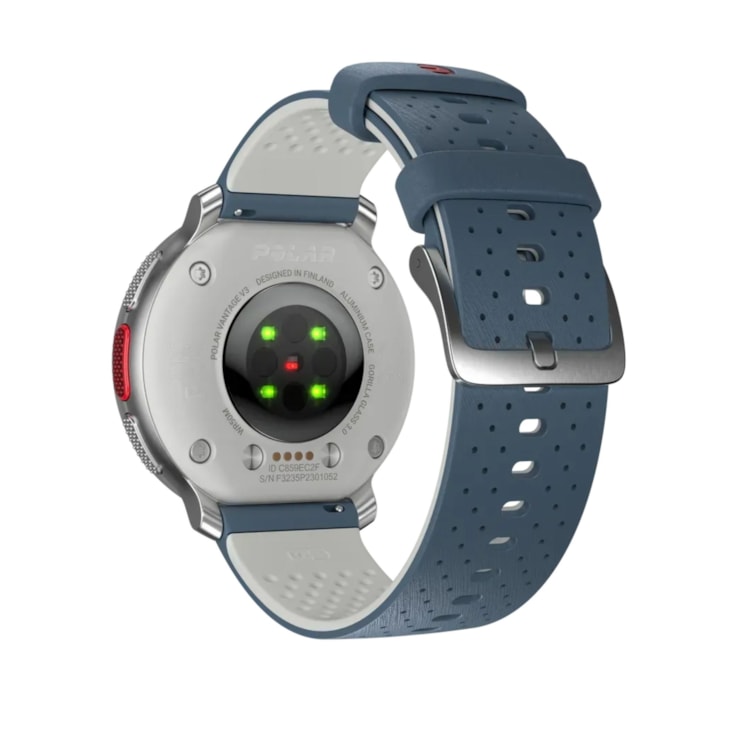 Relógio Monitor Cardíaco Polar Vantage V3 Unissex - Prata/Azul