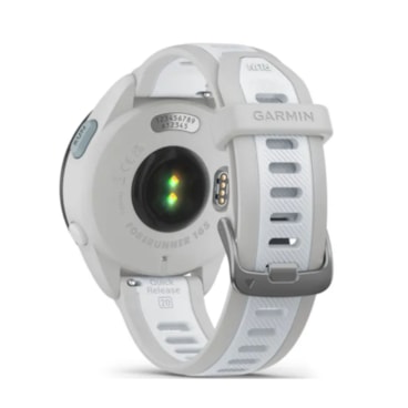 Relógio Monitor Garmin Forerunner 165 Unissex - Cinza/Branco