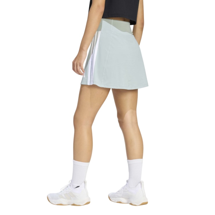 Saia Adidas Essentials 3 Listras Feminina - Verde