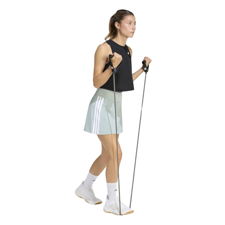 Saia Adidas Essentials 3 Listras Feminina - Verde