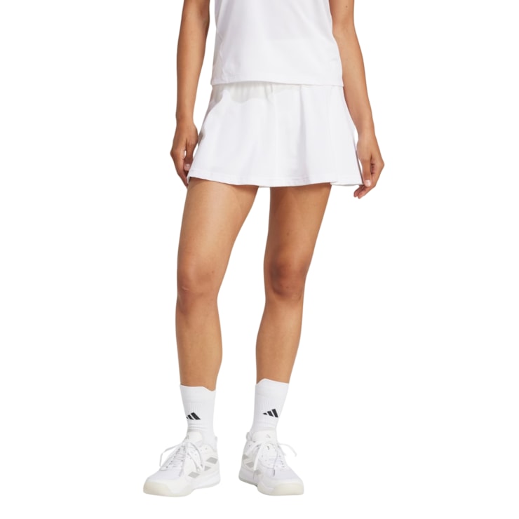 Saia Adidas Tennis Club Climacool Feminina - Branca