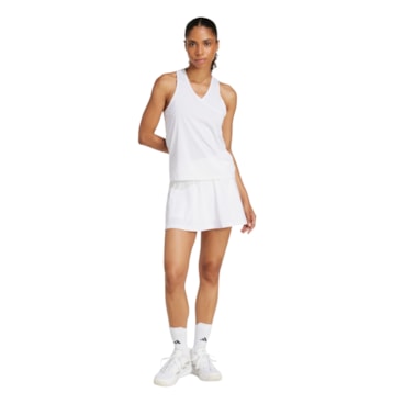 Saia Adidas Tennis Club Climacool Feminina - Branca